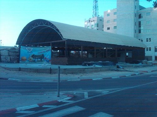 openlyawesome:  openlyawesome:  openlyawesome:  openlyawesome:  openlyawesome:  someone’s building an actual Krusty Krab less than 6 miles from where i live  no really, it’s in construction   it’s coming along nicely   they put up the flags   Updates: