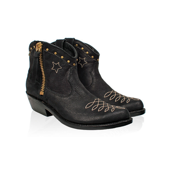 SLUFOOT — ANINE BING Cowboy Boot liked on Polyvore (see...