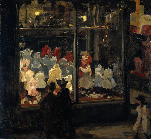 Shop window - Etalage, Isaac Israels.Olie  op linnen Rijksmuseum AmsterdamSource: http://nl.wikipedi