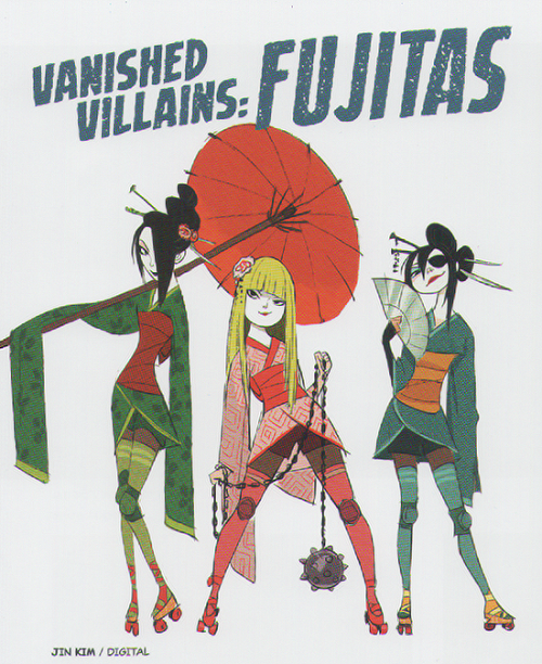 hxneylemon:   Three Deleted Villains (The Fujitas) from Big Hero 6! Part 1  Scanned from The Big Hero 6 Art Book
