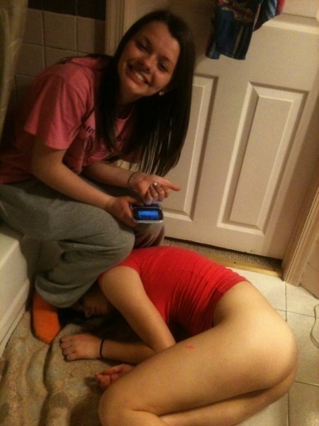enf-findings:When one of you is a little worse for wear, you’d expect a girl to help their mate out.