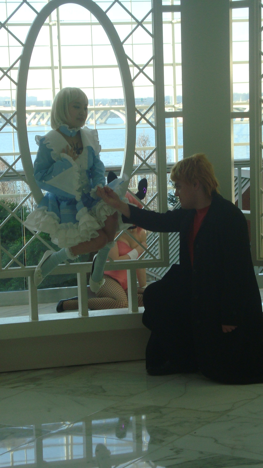 clysmian:  Some choice pictures from Friday’s Type-Moon photoshoot at the gazebo.