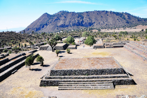 The archaeological site of Cantona, Puebla, Mexico. This site was occupied during the Clas