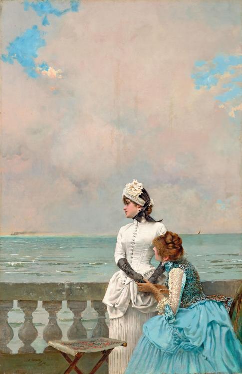 Dis-moi tout! 1883. Vittorio Matteo Corcos