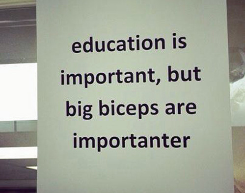 tastefullyoffensive:  “Spotted this at the gym.” [via]  tedy que escreveu essa