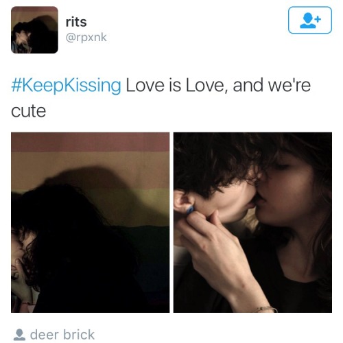 Porn photo mygayisshowing:  #KeepKissing