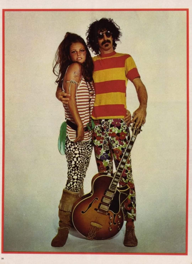 Claudia Cardinale & Frank Zappa (With a six knobs guitar)