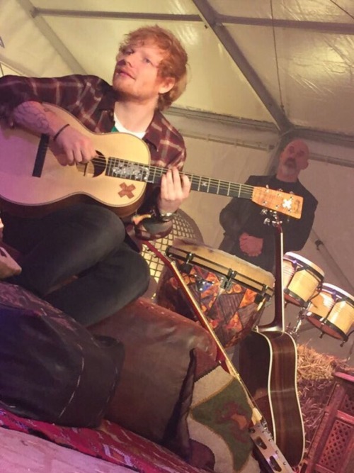 edsheeran-eu: Ed on the set of the Bridget Jones movie.   No idea who took it, I saw it on my person