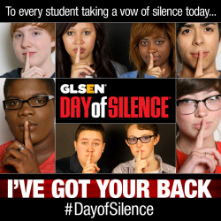 gaywrites:  Today is the Day of Silence.