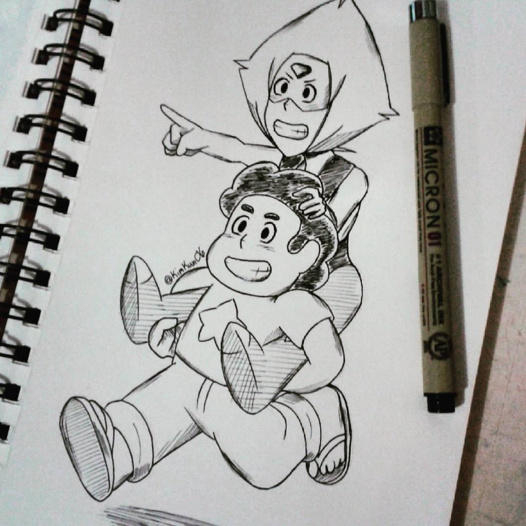 kimkun06:  Inktober # 6 ReBlogs are Friendlier! Ride on Peri-chan! 