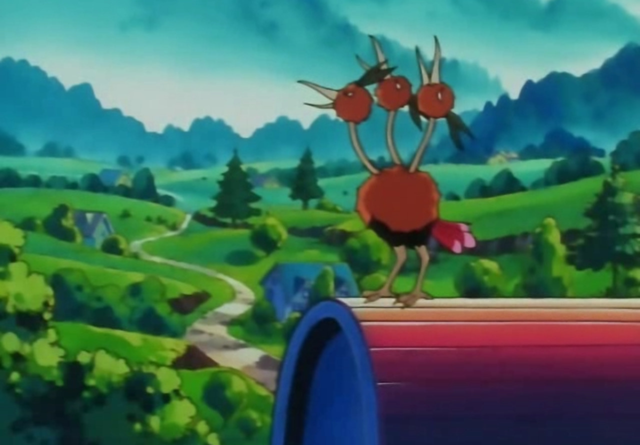 kanto-jhoto:I always liked that in early episodes, there was a Dodrio that crowed