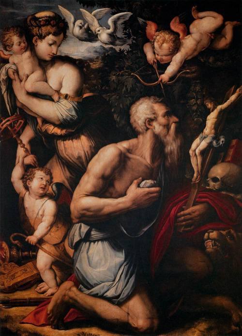 cavetocanvas - Giorgio Vasari, Temptations of St. Jerome, 1541