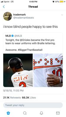 Orioles need to focus on winning a game, not some fake blind solidarity or something, at least do something they can participate in and enjoy in person if you gonna use their situation for clout