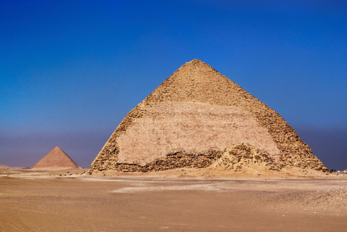 The Bent PyramidAn ancient Egyptian pyramid located at the royal necropolis of Dahshur, the second p