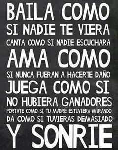 Disfruta , es ahora o nunca .