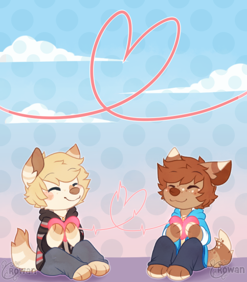 snowyfeathers:this started out as a simple doodle aND IT JUST KEPT GOING FROM THERED’ahhhh too cute~! <3