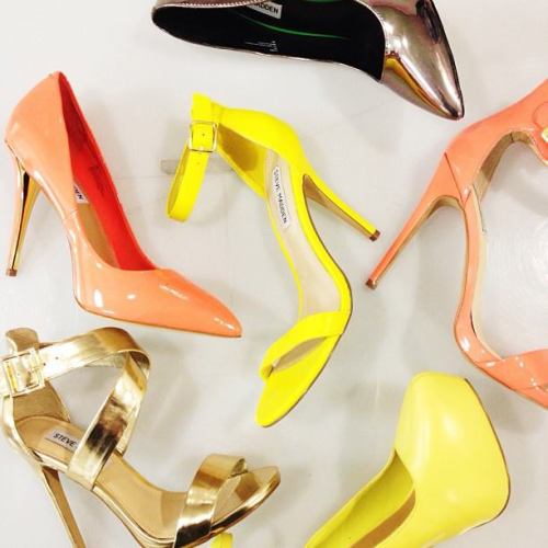 Colors that automatically turn the good mood on! By Steve Madden