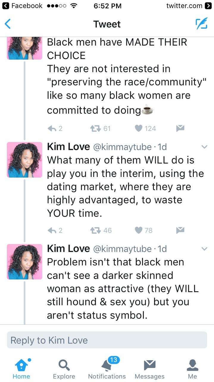 blackrebelz:  dandridgegirl: Black love is steeped in colorism. Usually a darker