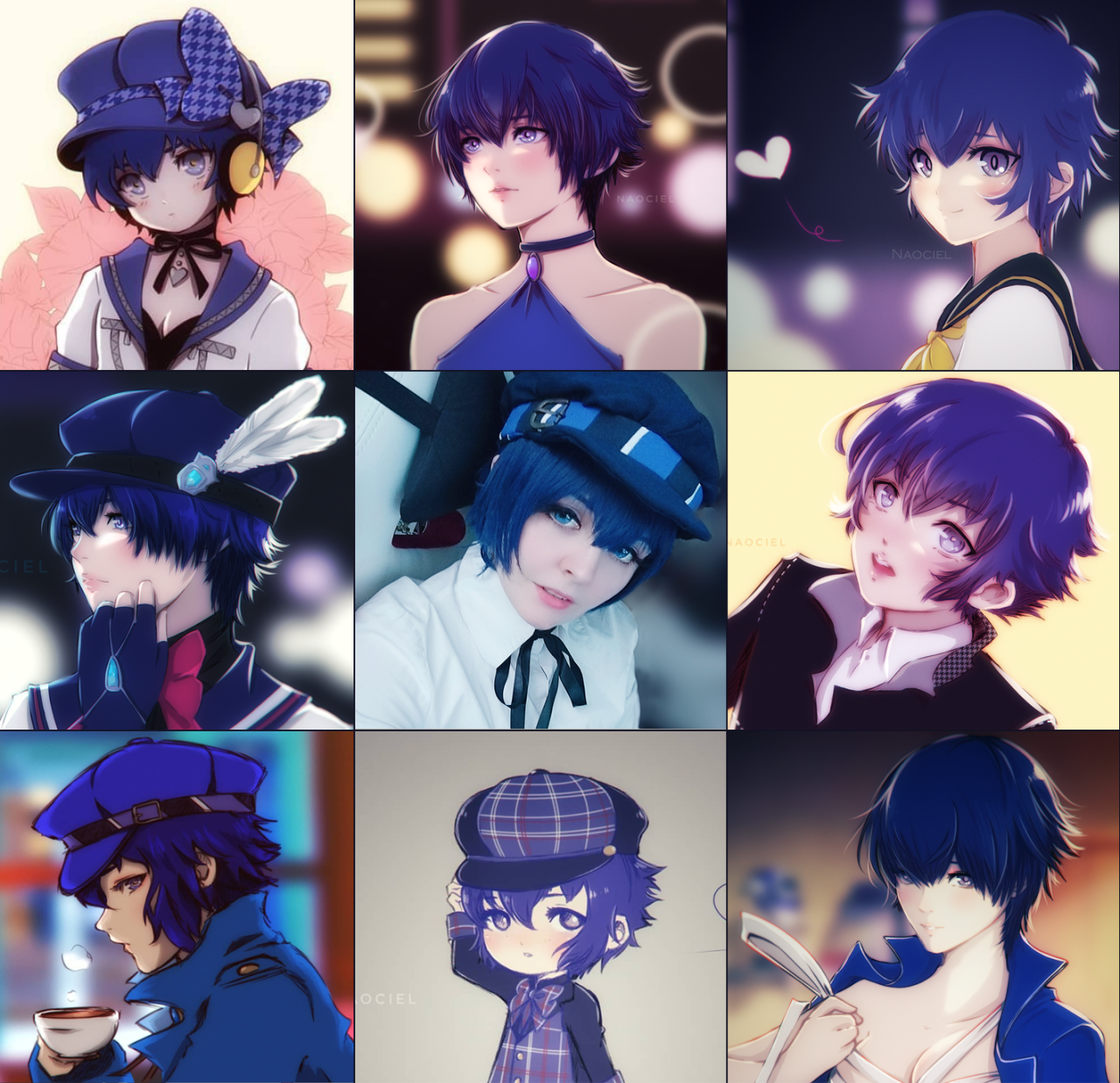 Art vs The Artist but Naoto/ cosplay version? uwu <3