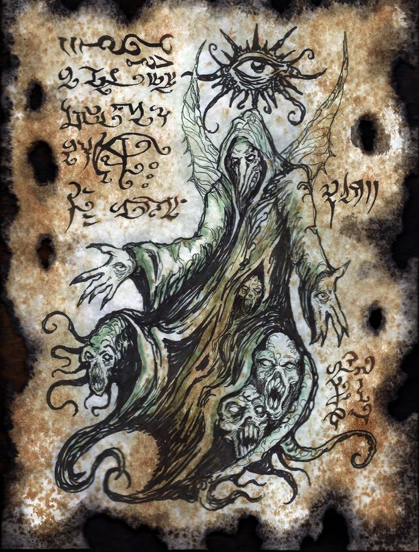 pankurios-templeovarts:  Artworks by Mr. Zarono. Inspired by the genius of H. P.