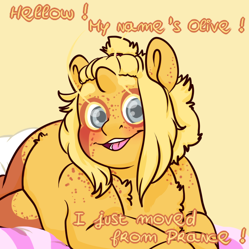 ask-the-french-olive: A little redraw of the first post on this blog ! Only one panel