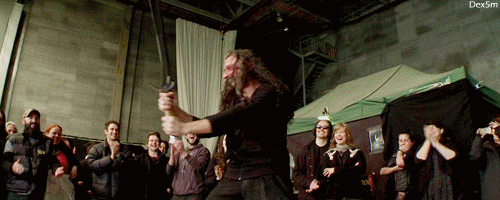 dex5m:The Hobbit BTS 10/?Richard + Orcrist