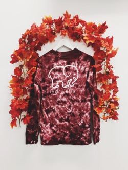 shopivoryella:  Maroon Acid Wash Tie Dye 🍂💛✨🐘 