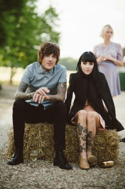 ink-its-art:  bmtlely:  &lt;3  I love these two. Perfect couple Oliver Sykes &amp; Hannah Snowdon 