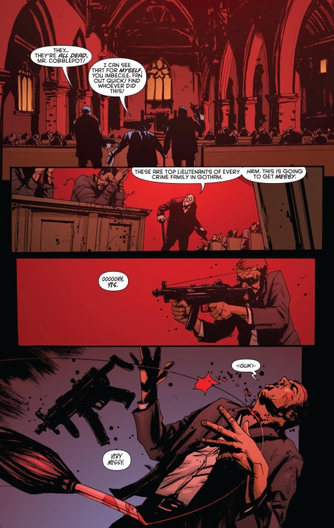 Joker vs. Penguin.[from Batman (2011) #14]