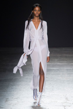 polykowiak:  Tami Williams at Francesco Scognamiglio Fall 2015 