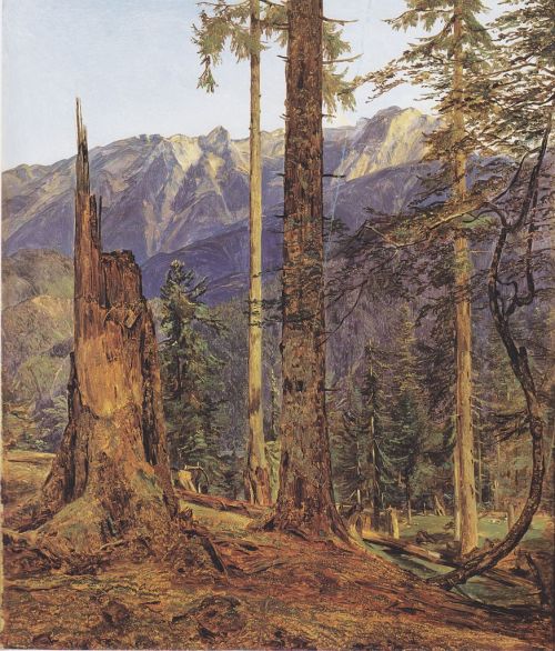 ferdinand-georg-waldmuller: The Höllengebirge at Ischl, 1834, Ferdinand Georg Waldmüller