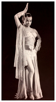A Publicity Still From The 1955 Film: “Son Of Sinbad”, Shows Dancer Nejla Ates