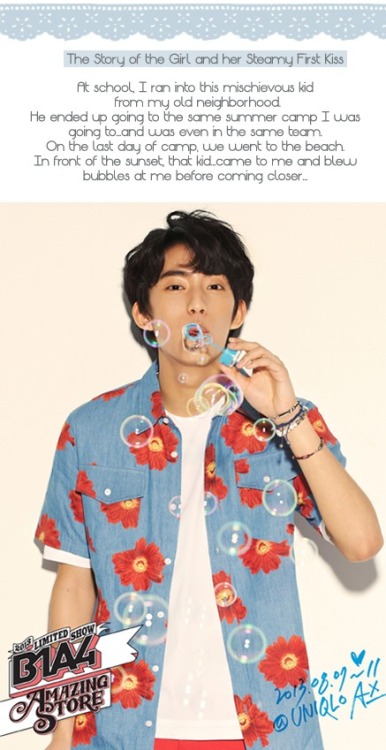 b1a4-couple:  [PIC/ENG] A heart fluttering date with ‘MY B1A4’ Mini Imagine!  You choose who??  Cr: mwave interest me