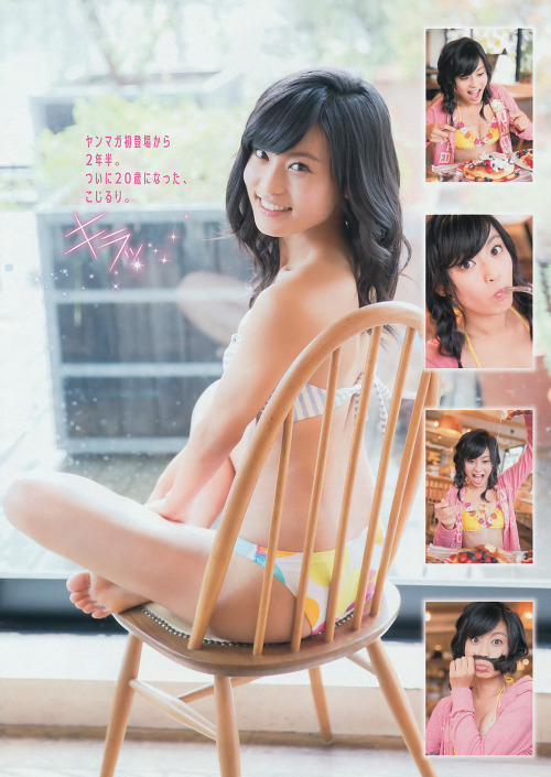 unimasa96:  ruriko kojima 小島瑠璃子 週刊ヤングマガジン 2014　No.11