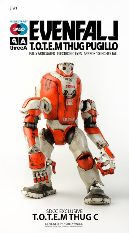 rocketumbl:  threeA Evenfall Totem Thug Pugillo