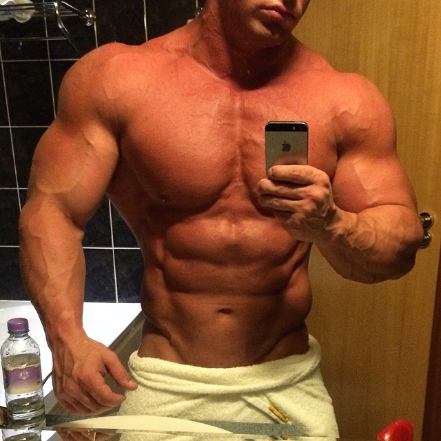 Such a tiny waist in comparison to the rest of him, it only makes him look even larger