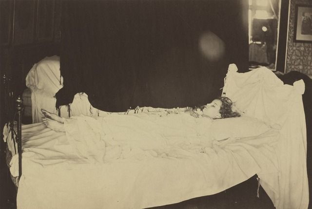 dreamboatcourtney:  (via Julia Margaret Cameron | Deathbed Study of Adeline Grace
