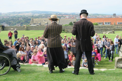 Thoroughly enjoyed a promenade performance of ‘Dracula’ at Whitby Abbey, North Yorkshire today. The 