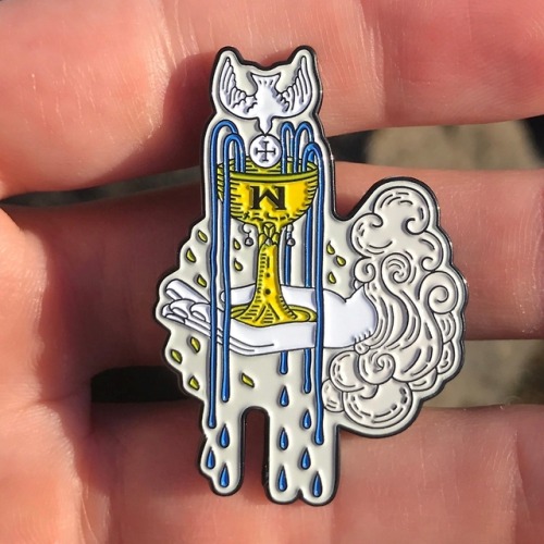 sosuperawesome: Tarot Card Art Enamel Pins Shining Moon Studio on Etsy See our #Etsy or #Enamel Pins