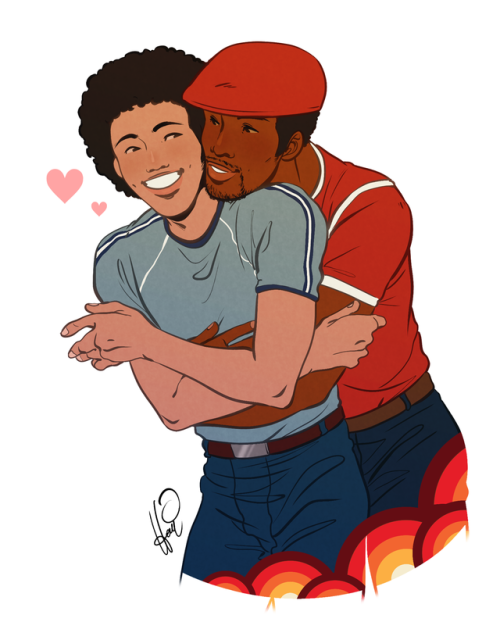 gorillaprutt: commission of Ezekiel and Shaolin from The Get Down!