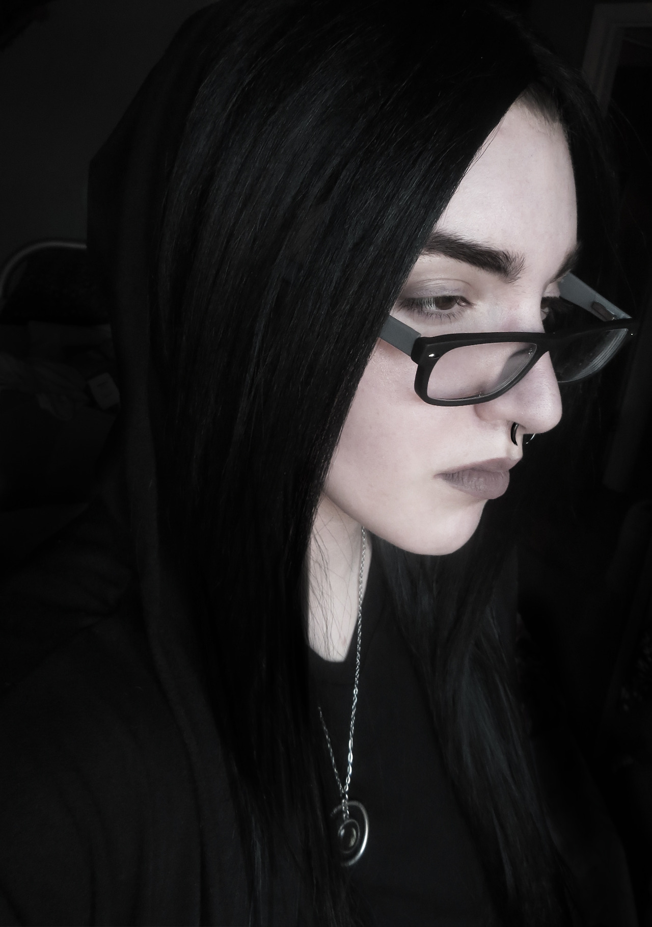   maybe my eyes would ache less if I actually wore my glasses and could see in the