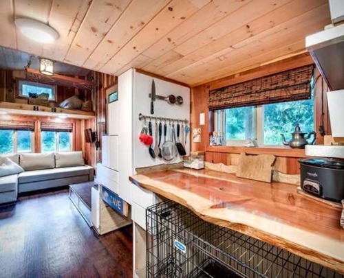 goodwoodwould:  Good wood - compact, comfy and cool as hell, the ‘Basecamp Tiny Home’ by Backcountry Tiny Homes.