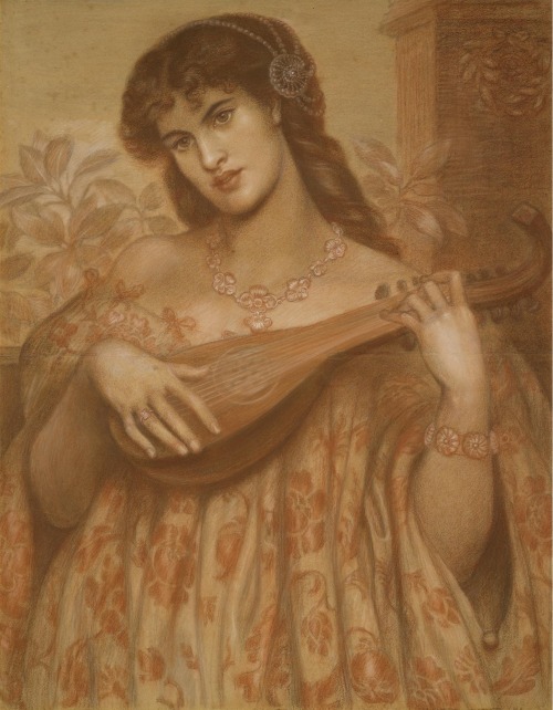 carminagf: La Mandolinata. 1869. Dante Gabriel Rossetti