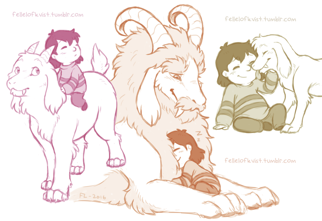asexualmew:foervraengd:fellelofkvist:i love @foervraengd‘s feral au so i sketched