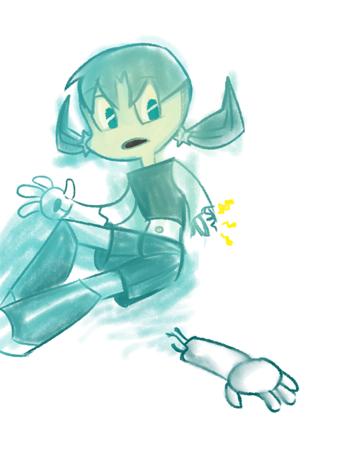 flywood: My life as a teenage Crys-bot I haven’t been able to doodle in a while, college has b