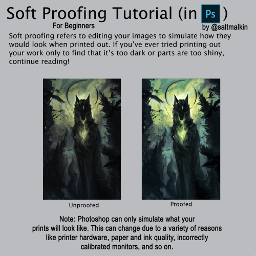 An Old Soft Proofing Tutorial Of Mine That Ive Been Getting Requests To Post Again.