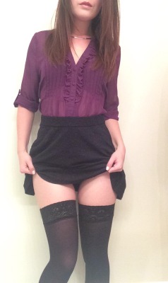 the-doll-collector:  darknessindarling:  Peek-a-boo!   This is what a pretty doll must wear to work.