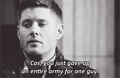 livebloggingmydescentintomadness:thorinn-blog-blog:To save Dean Winchester. That was your goal, righ