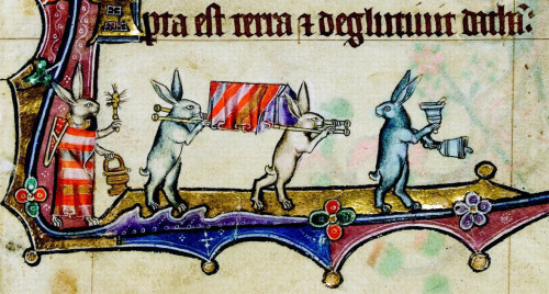 another funeral procession…Macclesfield Psalter, England ca. 1330.Cambridge, Fitzwilliam Muse