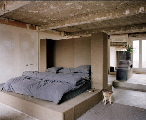 powerful-art:Inside Rick Owens & Michele Lamy’s Paris Home,photo by François Halard.